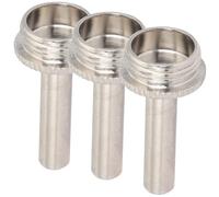 TOPBATHY Trumpet Connecting Rod Replacement with Rust-resistance and Easy to Clean Features Stainless Steel 3pcs Sturdy Piston Stem Trumpet Part for Musical Instrument Maintenance