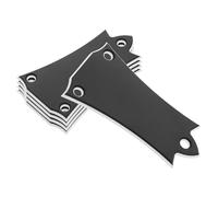 TOPBATHY Truss Rod Cover for Electric Guitar Neck Protection Metal Bell Shaped Plate Guitar Accessories Replacement Parts Headstock