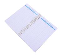 TOPBATHY Undated Budget Planner Notebook Spiral Bound Financial Ledger Book with Daily and Monthly Expense Tracking Smooth Cover Practical Budget Organizer for Personal Finance Management