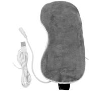 TOPBATHY USB Steam Warm Eye Mask 3D Softening Polyester Sleeping Blindfold with Adjustable Temperature and USB Charging for Dry Eyes Relief and Comfortable Sleep