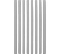 TOPBATHY Velvet Jewelry Box Dividers 8Pcs Adjustable Removable Inserts 30Cm Grey for Home Drawer and Travel Case Earring and Ring Organiser