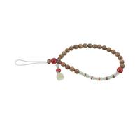TOPBATHY Vintage Beaded Jade Phone Wrist Strap with Anti-loss Design Lightweight Woven Mobile Phone Bracelet for Cultural Charm Cellphone Chain Decoration for Keys Bags Outdoor Use