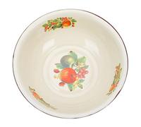 TOPBATHY Vintage Enamel Basin for Home Supplies and Kitchen Use This Enameled Basin is for Mixing Food Washing up Storage Enjoy The Old-Fashioned Charm of This in Your Daily Routine