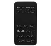 TOPBATHY Voice Beautifier Computer Connection Voice Changing Tool Abs Mini External Sound Sound Effects Live Broadcast Black