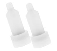 TOPBATHY Wall Mount Soap Dispenser Replacement Heads High Hardness 2pcs with 350ml Capacity, Sturdy Plastic Material Not Easy to Wear or Tear for Shampoo Bottles and Hospitals