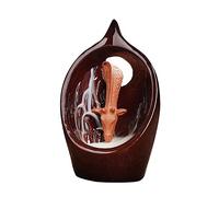 TOPBATHY Water Flow Incense Burner Backflow Censer Home Decor Room Ornament Tabletop Decor