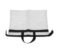 TOPBATHY Waterproof Storage Bag Large Capacity See-Through Garment Bag with Zipper Portable Dust and Sand Proof TPU Material for Sports Events and Hiking Essentials