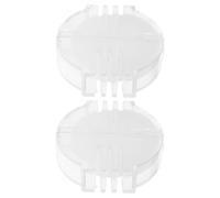 TOPBATHY Waxed Thread Conditioner with Beeswax Strengthening and Lubricating Thread in White Plastic Storage Box Hand Sewing Supplies 2pcs for Embroidery and Quilting for Everyday Use