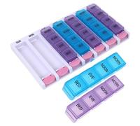 TOPBATHY Weekly 28 Grid Pill Organizer Large Medicine Storage Holder with Easy to Take Out Compartments for Health Management, Made of Sturdy Pp and Abs Material, for Traveling and Outdoors