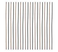 TOPBATHY Wood Reed Diffuser Sticks in Black and Coffee Colours 100pcs for Essential Oils with Aroma Distribution and Air Purification Features, Suitable for Living Rooms and Office Use