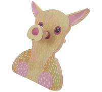 TOPBATHY Wooden Creative Animal Alpaca Glasses Holder Stand - Fun Eyeglass Organizer Rack for Desktop and Bedside - Protective Glasses Storage Display for Home Office