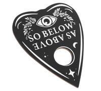TOPBATHY Wooden Divination Plate Display Tarot Guidance Heart Shape