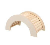 TOPBATHY Wooden Hamster Hiding Place Turtle Climbing Stair Ladder Lovely Climbing Bridge Bite-resistant No Foot Damage Small Pets for Cage Habitat