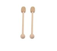 TOPBATHY Wooden Honey Stirrer Set Honey Mixing Stirrer Beehive Honey Pot Dippers