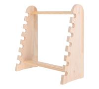 TOPBATHY Wooden Test Tube Rack Laboratory Supplies Organizer Sample Vial Holder Sample Vial Organizer Rack For Experiment Tool Accessories