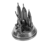 TOPBATHY York Landmark Model Building Statue Metal Artwork Home Decor Desk Ornament Modern Sculpture Room Accent