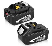 TOPBATT 2Pack 5500mAh Compatible with Makita 18V Battery BL1860B, BL1860B, BL1850B, BL1850, BL1840B, BL1840, BL1830B,BL1830 with Indicator