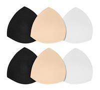 TopBine Bra Pads Inserts, 3 Pairs B/C 3 Color, B/C