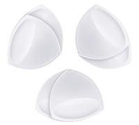 TopBine Bra Pads Inserts Women's Sports Cups Removable Bra Replacement Insert for Bikini Swimsuit, C/D White, C/D