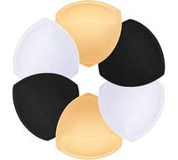 TopBine Removable Bra Pads Inserts Women's Comfy Sports Cups Bra Insert for BIkini Top Swimsuit (3 Beige L, C/D)