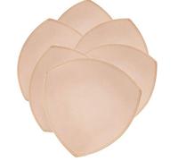 TopBine Removable Bra Pads Inserts Women's Comfy Sports Cups Bra Insert for BIkini Top Swimsuit (3 Beige L, C/D)