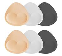 TopBine Removable Bra Pads Inserts Women's Comfy Sports Cups Bra Insert for Bikini Top Swimsuit (3 Color L, C/D)