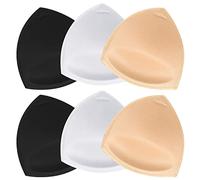 TopBine Removable Bra Pads Inserts Women's Comfy Sports Cups Bra Insert for BIkini Top Swimsuit (A/B 3color, A-D)