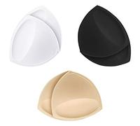 TopBine Removable Bra Pads Inserts Women's Comfy Sports Cups Bra Insert for BIkini Top Swimsuit (C/D 3 Color, A-D)