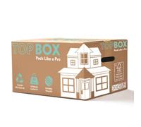 Topbox Large 48 Litre Double Walled Moving And Storage Boxes, 6 Boxes