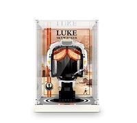 TopBrixx Display Case for Lego Luke Skywalker Helmet 75327, 3MM Acrylic Display Box for Lego 75327 (No Model Set Included)