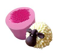 TOPBSFARNY Animal Sheep Silicone Moulds DIY Handmade Soap Fondant Baking Molds 3D Art Christmas Birthday Cake Decoration Baking Tools