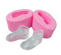 TOPBSFARNY Cute Silicone Mold for 3D Sport Shoes Shape, Handmade Gift Shoes Plaster Shoes Candle Mold DIY Cake Decoration