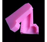 TOPBSFARNY DIY Cute Silicone Cake Soap Pan Mold Chocolate Jelly Candy Ice Cube Tray Muffin Molds for Epoxy Bake Tray Pan Polymer Clay Molds (L)