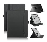 TOPCASE 360° Rotation Case Compatible with Boox Tablet Go 10.3 ePaper E Ink 10.3inch e-Book Smart Cover with Hand Strap Card Slot and Auto Sleep/Wake,Black