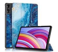TOPCASE Case for Xiaomi Redmi Pad Pro Tablet 12.1 Inch/Xiaomi Poco Pad 2024 12.1 Tablet, Slim Protective Case with Auto Sleep/Wake and Stand Function, Waves