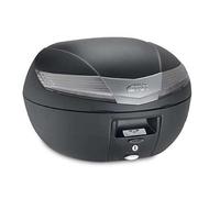 Topcase Motorcycle Givi Black V40NT TECH LT. 40 with Smoke Reflectors