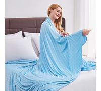 Topcee Cooling Blanket, Summer Cooling Blankets for Hot Sleepers, Arc-Chill Q-Max>0.5 Cool Fiber, OEKO-TEX 100% Certified, Soft, Breathable, Double-Side Bed Throw,Keep Cool for Adults Kids 90"x90"