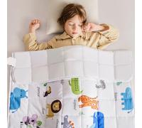 Topcee Weighted Blanket (5 lbs, 36" x 48") Cooling Throw Heavy Blanket for Sleeping Apply to 40-60 lbs, Soft Thick Breathable Blanket with Glass Bead, Easy Care