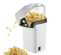 TOPCHANCES 1200W Popcorn Maker Machine, New Retro Electric Healthy Fat Free Electric Popcorn Maker Machine with Measuring Cup Popcorn for Cinema Home Theatre Parties and More (White)
