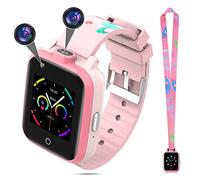 Topchances Kids Smart Watch for Boys Girls IP67 Waterproof Smartwatch with 2 Cameras Video Music Face Recognition Birthday for Girls Kids (Blue) (Pink)