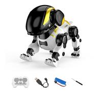 Topchances Robot Dog Toy,New Kids Remote Control Robot Dog Interactive & Programmable RC for Kids 3+ Dancing,Singing,Smart Stunt Dog, for Boys & Girls Christmas Children's Day Birthday