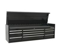 Topchest 10 Drawer 1830mm Heavy-Duty Black - Sealey PTB181510 New