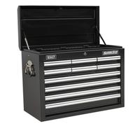 Topchest 10 Drawer with Ball-Bearing Slides - Black