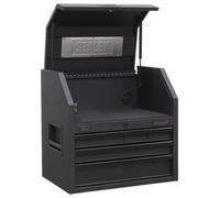 Topchest 4 Drawer 660mm with Soft Close Drawers & Power Strip - Sealey AP2704BE