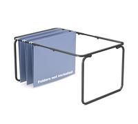 TOPCJ Legal/Letter Size Hanging File Folder Frame,Adjustable Length 16 to 25 inches,Heavy Duty Steel File Cabinet/Drawer Organizer Insert,Hanging Folder Holder for Desktop,12.598" W X 9.45" H,1 Pack