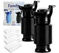 Topcloud Portable Urinal 750ML, Shrinkable Leak-Proof Unisex Emergency Urinal, Reusable Travel Urinal for Adults Elderly & All Family Users, Car Camping Traffic Jams Hiking Bedside Care