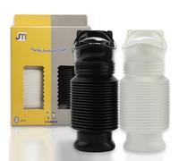Topcloud Shrinkable Urinal, 2 Pack 750ml Male Female Portable Mobile Toilet Potty Pee Urine Bottle, Reusable Emergency Urinal for Camping Car Travel Traffic Jam and Queuing