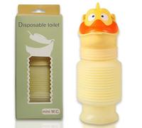 Topcloud Shrinkable Urinal, 600ml Male Female Portable Mobile Toilet Potty Pee Urine Bottle, Reusable Emergency Urinal for Camping Car Travel Traffic Jam and Queuing