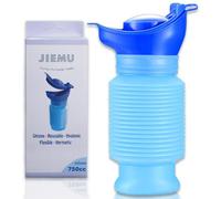 Topcloud Shrinkable Urinal, 750ml Male Female Portable Mobile Toilet Potty Pee Urine Bottle, Reusable Emergency Urinal for Camping Car Travel Traffic Jam and Queuing