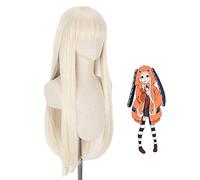 Topcosplay Anime Yomoduki Runa Cosplay Wig Long Beige Wig for Halloween Costumes (Yomoduki Runa)